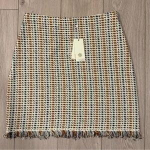 Tory Burch Multicolor Tweed Pencil Skirt